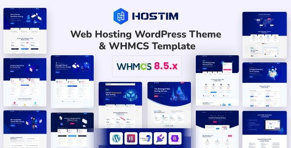 Hostim v3.9.0 - Web Hosting WordPress Theme with WHMCS